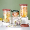 Glass-sealed jar, kitchen grain storage sealed container, food-grade plastic event gift Application Scenario